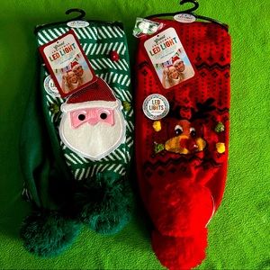 LED Light Christmas Knit scarf